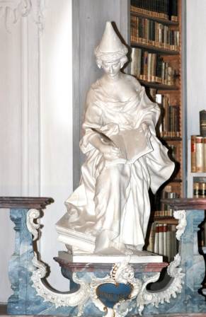Darstellung der Historia in der Bibliothek des Klosters St. Peter im Schwarzwald